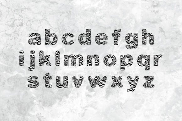 Ombak Banyu Font PNG with transparent background - Preview 3
