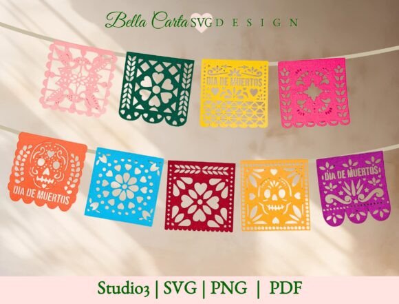 Papel Picado Bundle - 9 Fiesta, Day