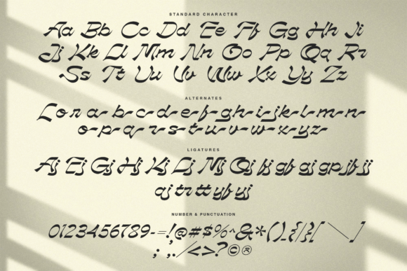 Phalarope Font PNG with transparent background - Preview 6