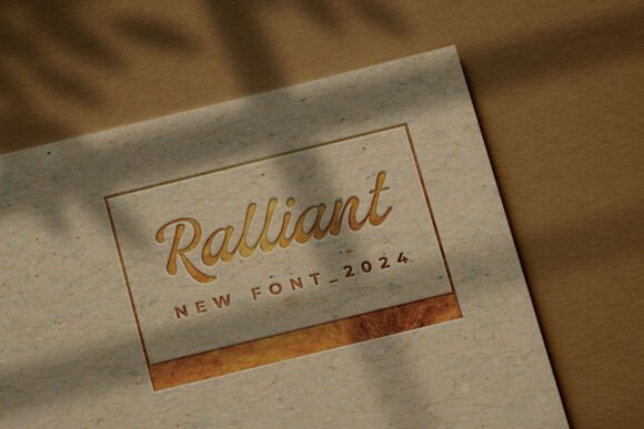 Ralliant Font font preview - 4