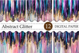 Abstract Glitter Digital Paper Graphic by Ak Artwork · Creative Fabrica