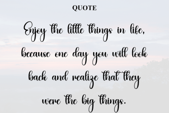 Autumn Memories Font - Preview 5