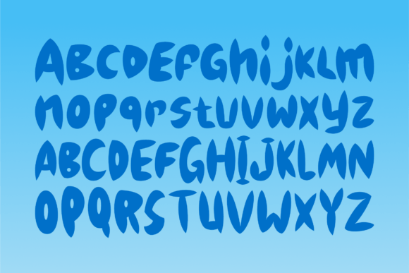 Bouncy Clouds Font - Preview 1