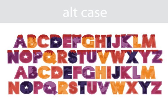 Camo Halloween Font - Preview 4