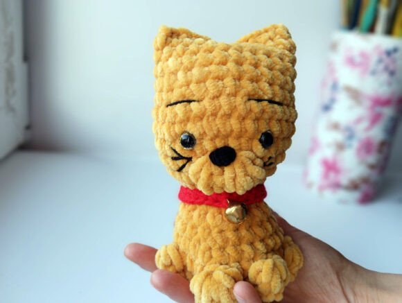 Cat Crochet Pattern: No Sew Amigurumi
