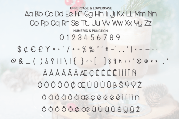 Christmas Milkshake Font - Preview 6