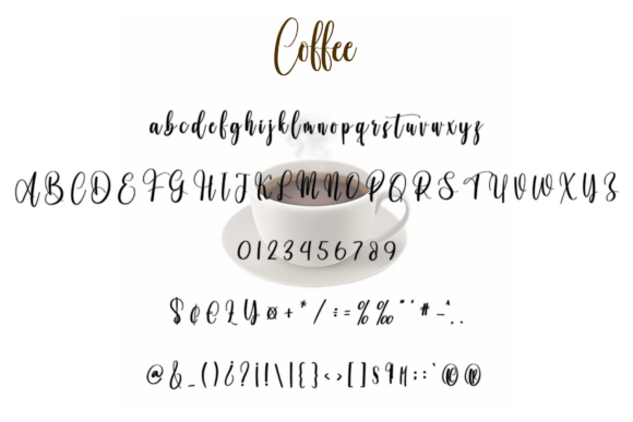 Coffee Font - Preview 5