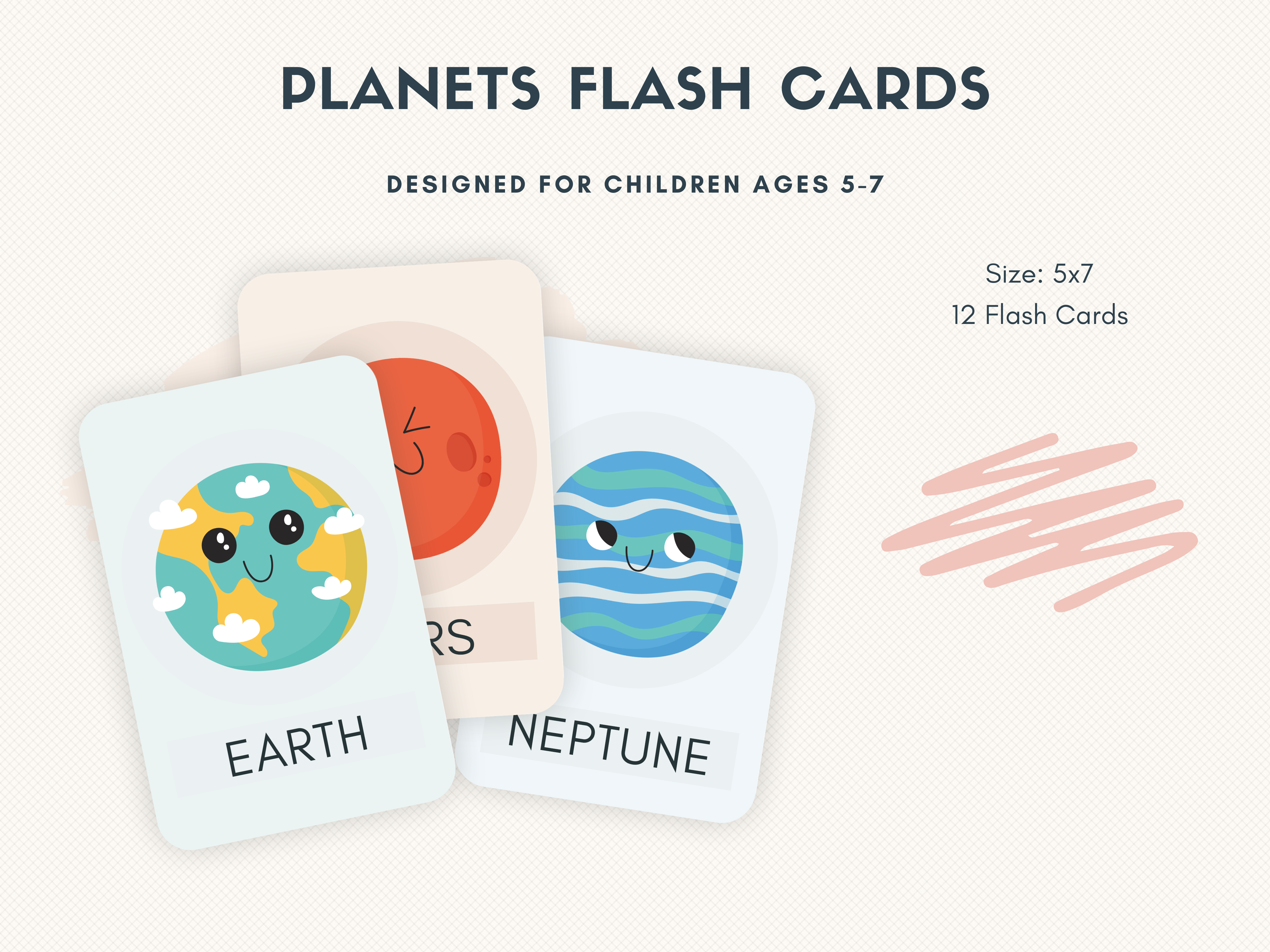 Cosmic Adventure - 12 Planets Flashcards
