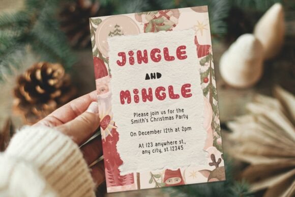 Cozy Christmas Font PNG with transparent background - Preview 3