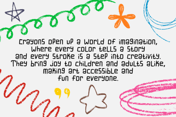 Crayon Glaze Font - Preview 2