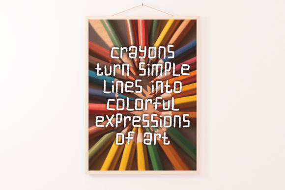 Crayon Glaze Font - Preview 3