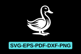 Detailed Duck File Detailed Duck Silhouette Cutting File Graphic by Artful Assetsy ...