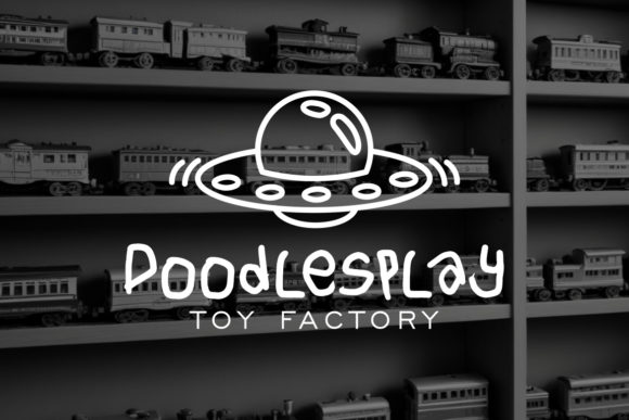 Doodle Path Font PNG with transparent background - Preview 3