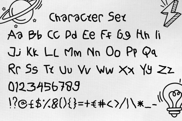 Doodle Path Font - Preview 4