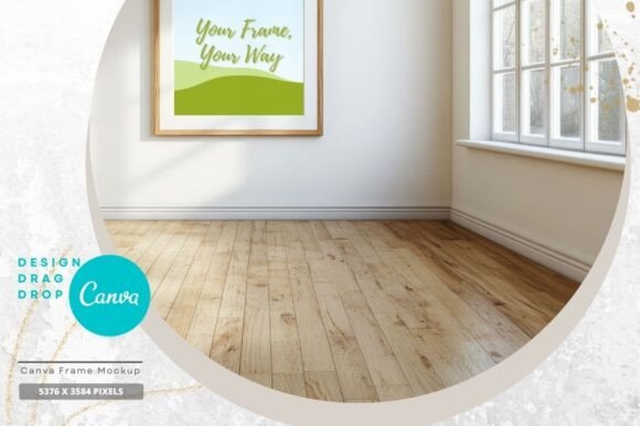 Easy-Edit Canva Picture Frame Mockup S14