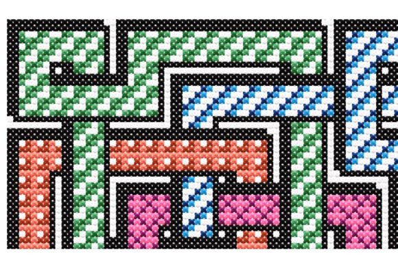 Geometric Cross Stitch Pattern Ozzzz 9