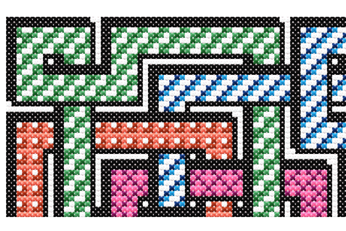 Geometric Cross Stitch Pattern Ozzzz 9