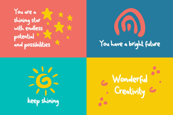 Gloppy Bump Font PNG with transparent background - Preview 1