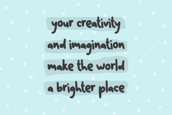 Gloppy Bump Font PNG with transparent background - Preview 2
