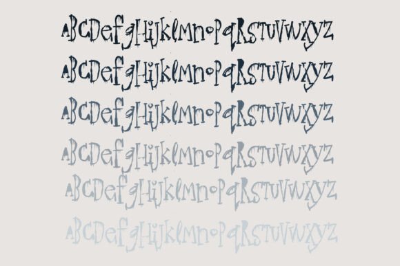 Gossip Gruesome Font - Preview 3