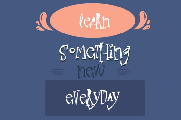 Gossip Gruesome Font - Preview 4