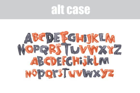 Gravestones Font PNG with transparent background - Preview 4