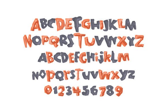 Gravestones Font PNG with transparent background - Preview 5