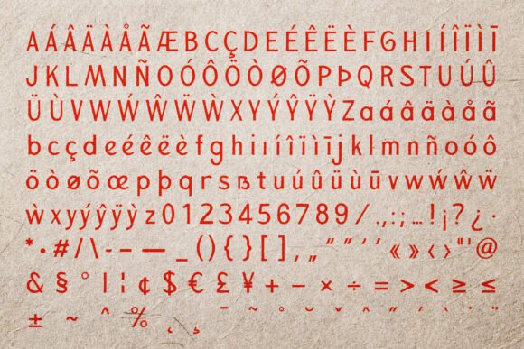 Martein Font PNG with transparent background - Preview 1