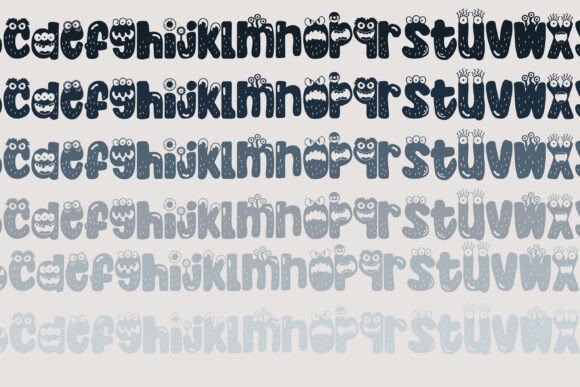 Monster Mouth More Font PNG with transparent background - Preview 3