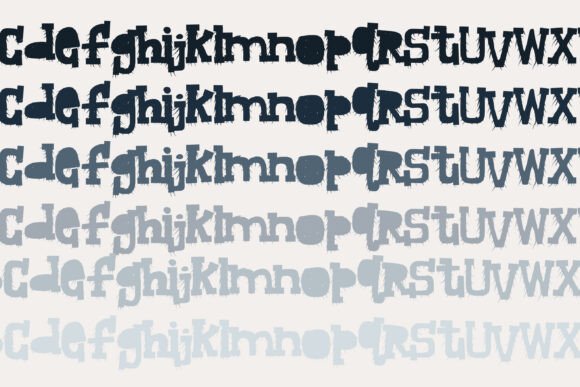 Monstrosity More Font PNG with transparent background - Preview 3