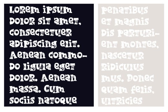 Nerve Fright Font PNG with transparent background - Preview 2