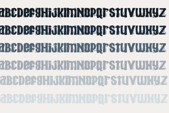 Nincaberry Scary Font PNG with transparent background - Preview 3