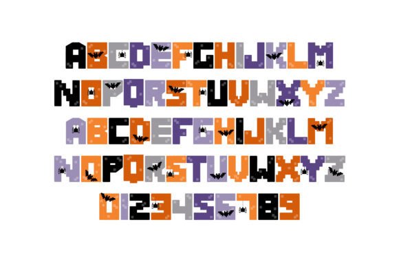 Pixelcraft Poltergeist Font PNG with transparent background - Preview 5