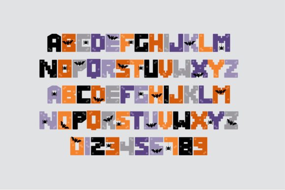 Pixelcraft Poltergeist Font PNG with transparent background - Preview 6