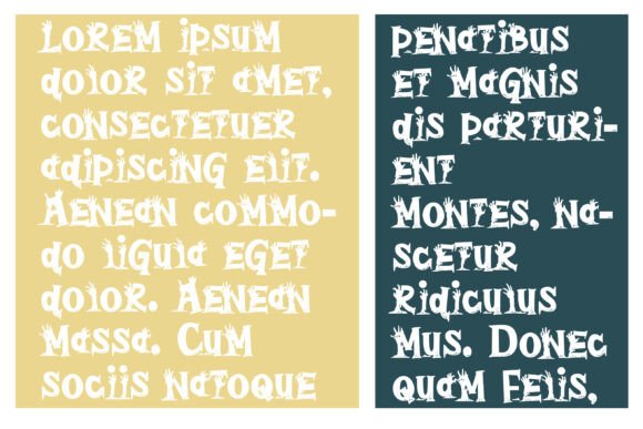 Plague Returns Font PNG with transparent background - Preview 2