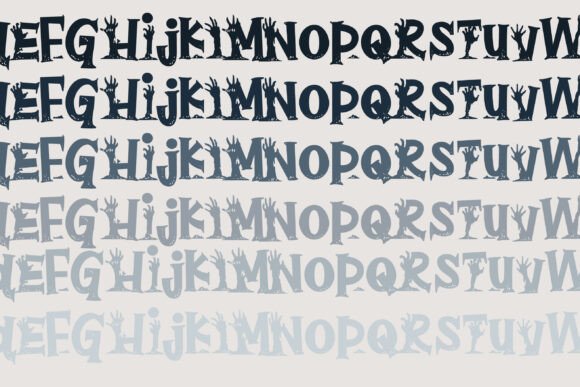 Plague Returns Font PNG with transparent background - Preview 3