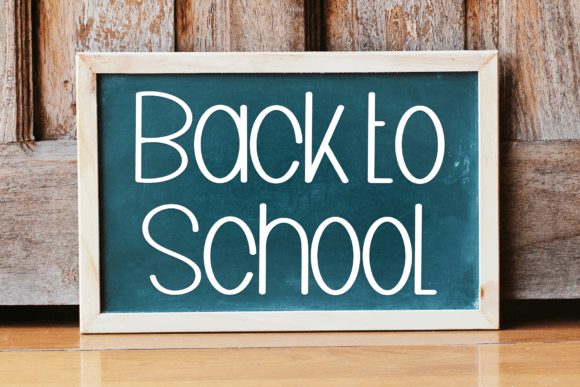 School Summer Font PNG with transparent background - Preview 2