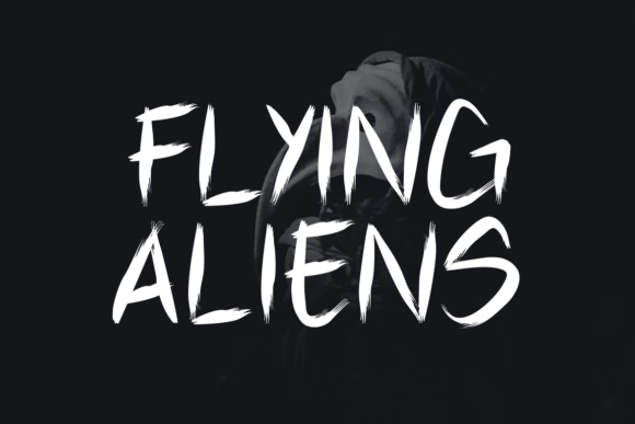 Slakerbrush Font PNG with transparent background - Preview 1