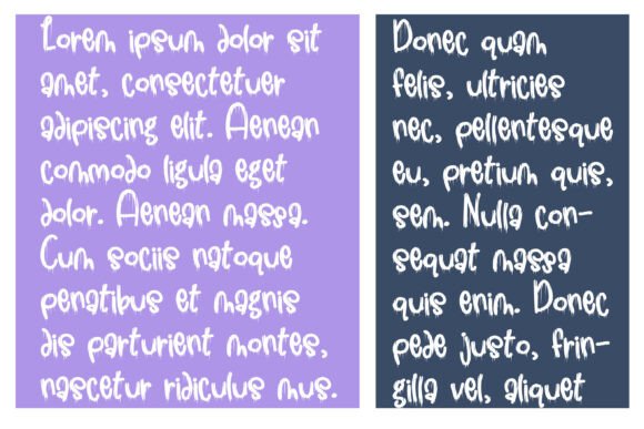 Snogberry Scary Font font preview - 1