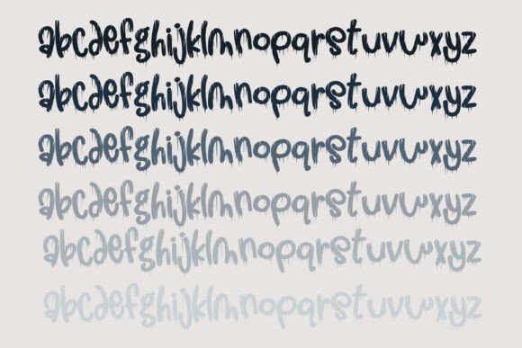 Snogberry Scary Font font preview - 2