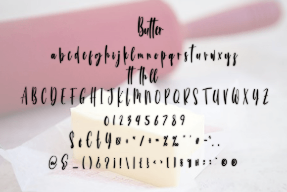 Butter Font - Preview 5
