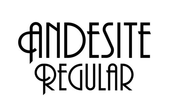 Andesite Font - Preview 1