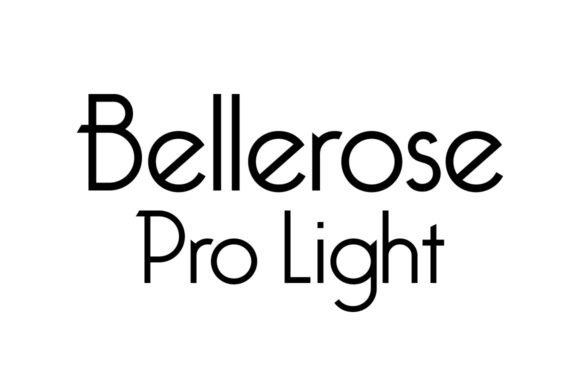 Bellerose Pro Light Font - Preview 1