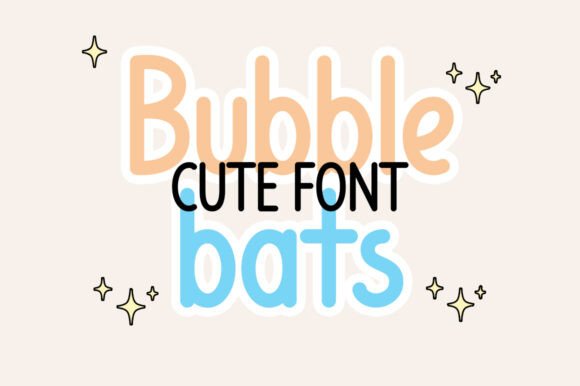 Bubble Bats Font - Preview 1
