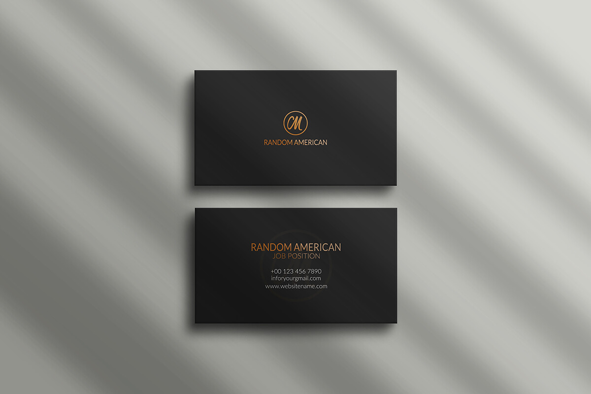 Business Card Mockup Design Graphic by sadhincosta128 · Creative Fabrica
