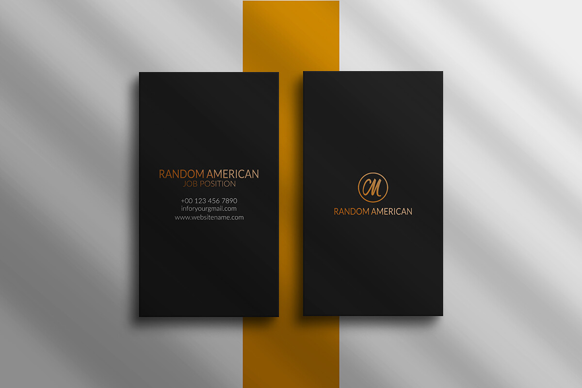 Business Card Mockup Design Graphic by sadhincosta128 · Creative Fabrica