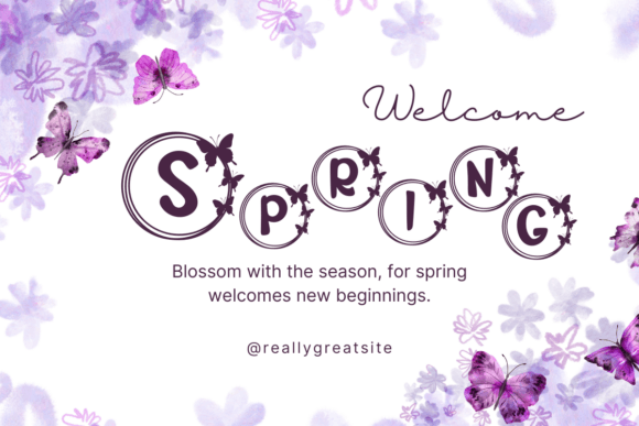 Butterfly Spring Font - Preview 3