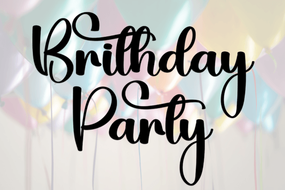 Chasing Party Font - Preview 6