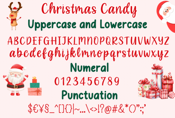 Christmas Candy Font - Preview 6