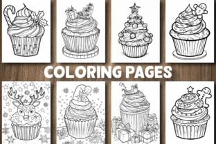 Cupcake Coloring Pages for Adults Graphic by Design Hub · Creative Fabrica